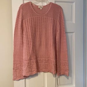 Style & Co Hibiscus Sweater NWT Size L